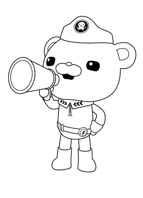 Octonauts Sea Creatures Coloring