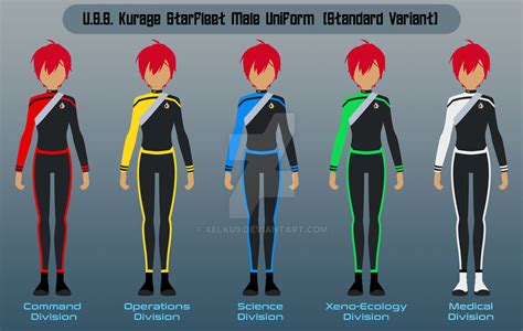 ST Male Uniform: Standard Variant by Xelku9 on DeviantArt