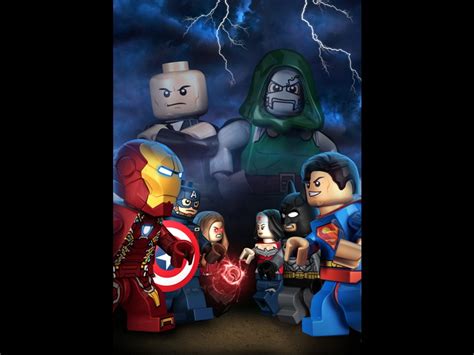 Lego Avengers Vs Lego Justice League by Mike Napolitan on Dribbble