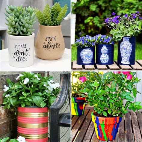 Ways To Decorate Plastic Flower Pots | Best Flower Site