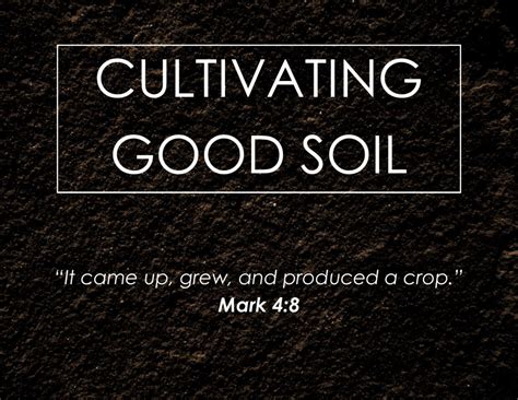 Cultivating Good Soil – Brighton Christian Church