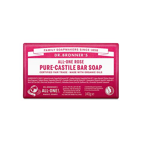 Dr. Bronner's Rose Organic Soap Bar