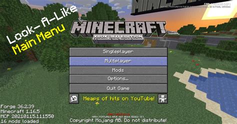 Minecraft Xbox 360 Edition Mod Pack! [WIP] 1.20.2/1.20.1/1.20/1.19.2/1. ...