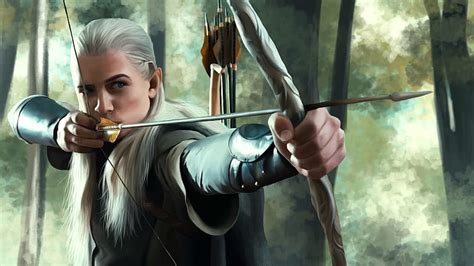 Legolas Bow And Arrow Drawing