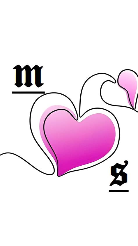 M.s Name Love, love, pink, letter ms, HD phone wallpaper | Peakpx