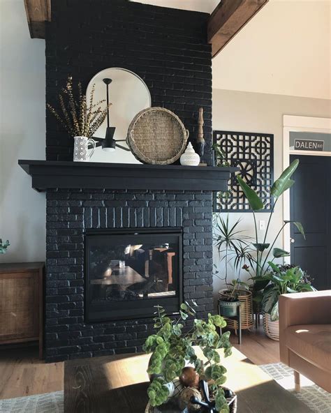 15 Black Brick Fireplace Ideas That Are Simply Stunning