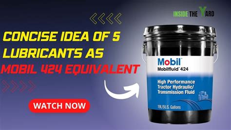 Know 5 Lubricants As Mobil 424 Equivalent - YouTube