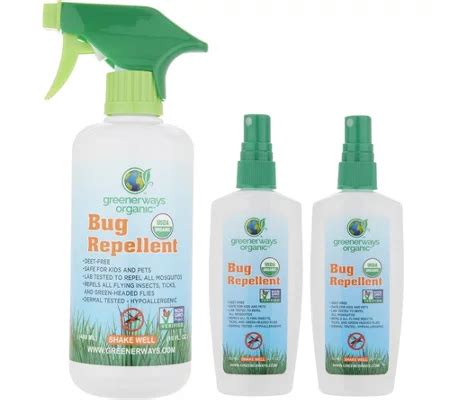 Greenerways 3-piece Organic Citronella Insect Repellent Spray - Page 1 — QVC.com