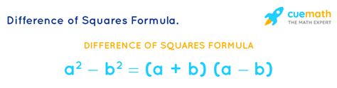 Difference of Squares Formula - Learn Formula for Calculating Difference of Squares