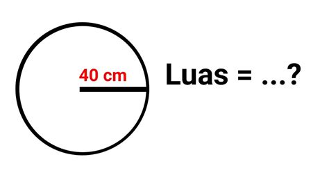 Cara Menghitung Luas Lingkaran Dengan Diameter Diketahui Rumus | The Best Porn Website