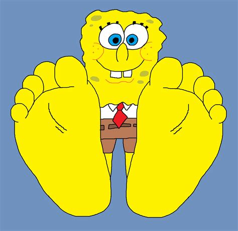 SpongeBob's Bare Feet Tease by JohnHall2019 on DeviantArt