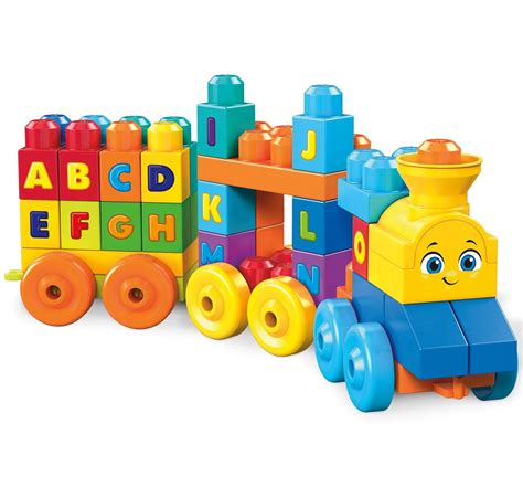 Mega Bloks FWK22 ABC Musical Train Bricks, Multi-Colour: Amazon.co.uk: Toys & Games