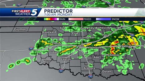 TIMELINE: Storm system moving into Oklahoma this weekend