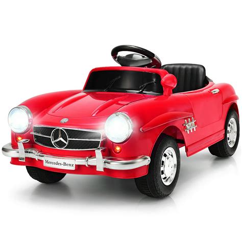 Costway MERCEDES BENZ 300SL AMG RC Electric Toy Kids Baby Ride on Car ...