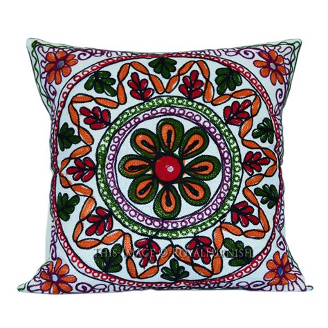 12 Cool Embroidered Throw Pillows | Royal Furnish