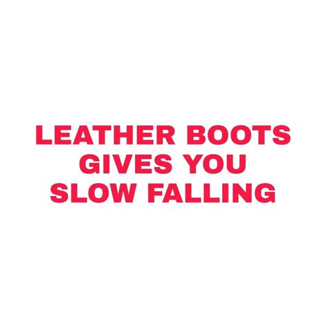 LEATHER BOOTS GIVES YOU SLOW FALLING Minecraft Data Pack