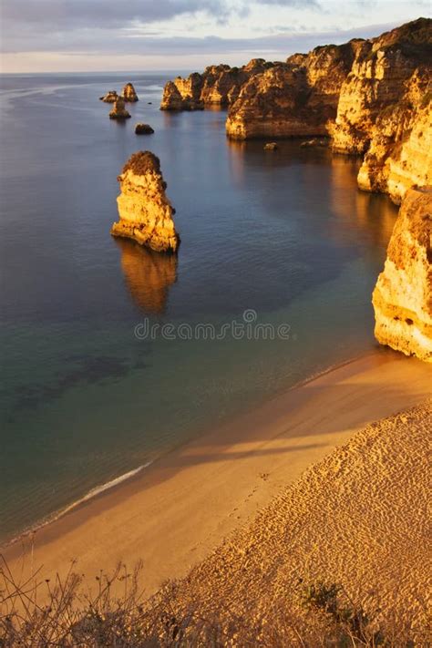 Portugal: Dona Ana Beach in Lagos Stock Photo - Image of algarve, portugal: 31612360