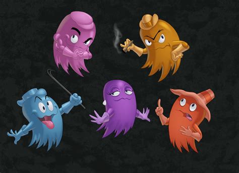 Ghosts From Old Pacman Cartoon by Mintoons on DeviantArt