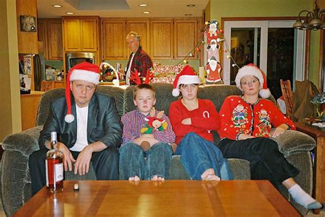 Funny Family Christmas Photo