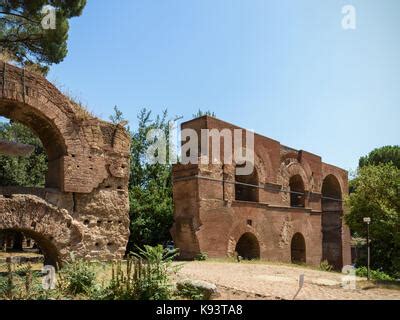 Ruins of the Aqua Claudia aqueduct, Palatine Hill, Rome Forum, Rome ...