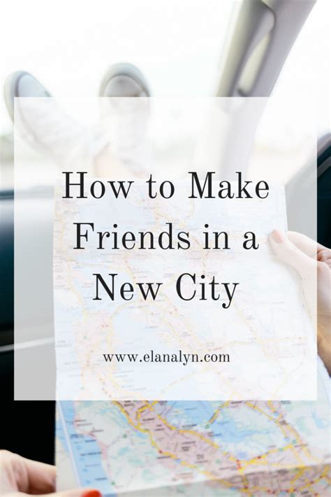 How to Make Friends in a New City