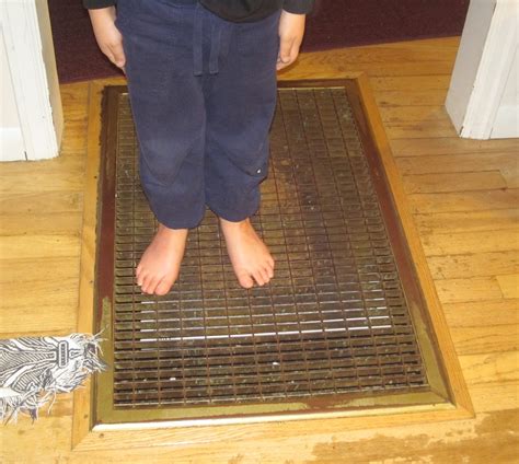 heating - How can I protect my kids' toes from this evil grating in the floor? - Home ...