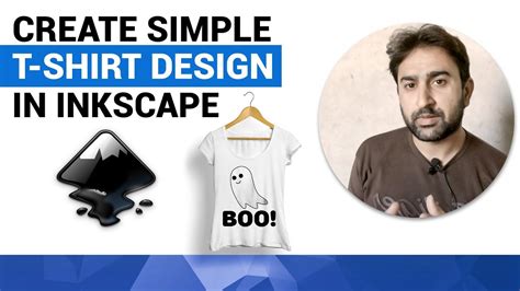 Create Simple T-shirt Design in Inkscape - YouTube