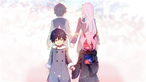 Anime Couple Wallpaper Zero Two And Hiro Wallpaper