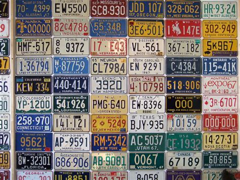 Woody's Garage Wall #5 ---1967 North American License Plat… | Flickr