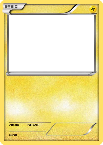 BW Lightning basic Pokemon card blank by The-Ketchi on DeviantArt