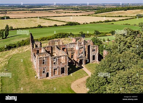 Aerial view of Houghton House in Ampthill, Bedfordshire Stock Photo - Alamy