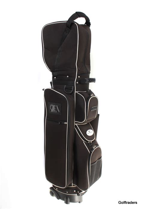 EAGLES AND BIRDIES GOLF TRAVEL BAG WITH WHEELS - BLACK - LIKE NEW # ...