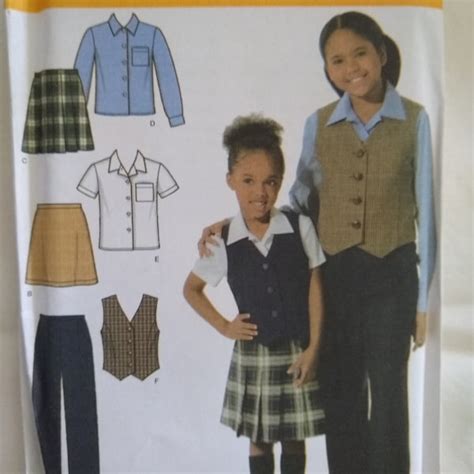 School Uniform for Girls Sewing Pattern - Etsy