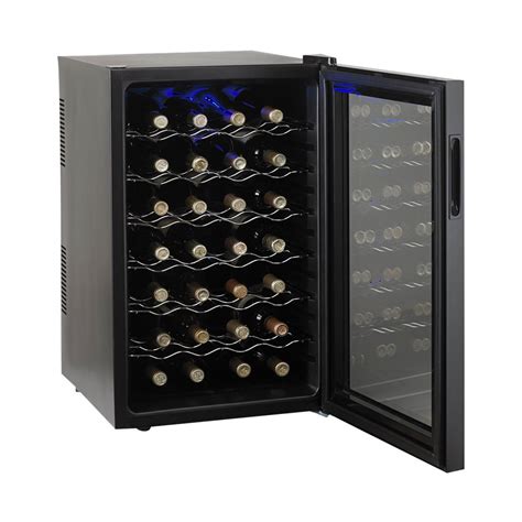 Best Buy: Wine Enthusiast 28-Bottle Wine Cooler Black 272 03 29