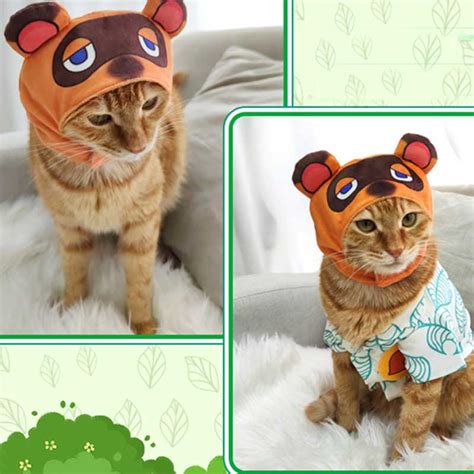 Animal Crossing Tom Nook Costume Headband for Pets - RegisBox