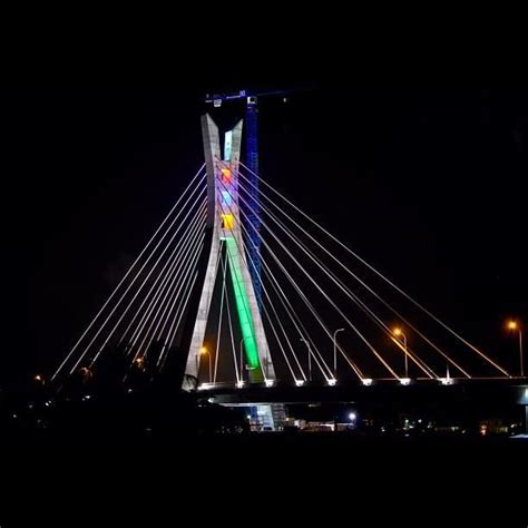 Lekki Bridge at night. Beautiful! National Art, National Museum, Ghana Travel, Lagos Nigeria ...