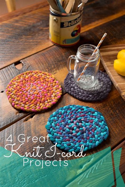 4 Quick Knit I-Cord Holiday Gift Projects | Knitting Gifts | Pinterest ...