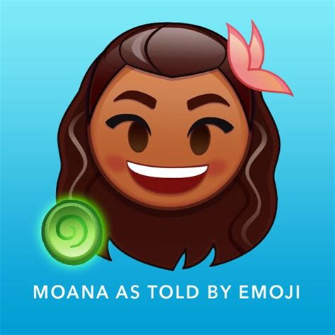 Moana Disney Emoji