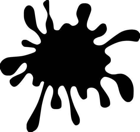 SVG > ink drop splash splatter - Free SVG Image & Icon. | SVG Silh