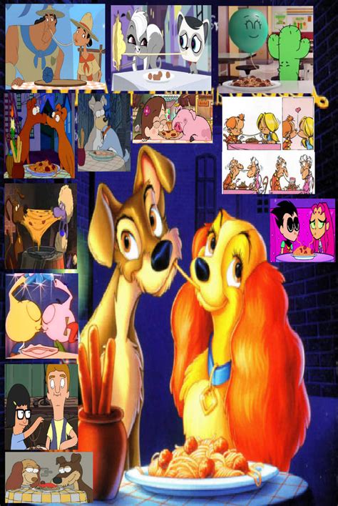 Lady and the Tramp Spaghetti Scene Parodies by Austria-Man on DeviantArt