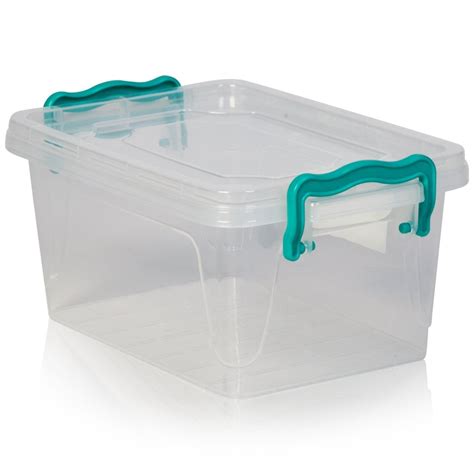 Buy 1.5lt hobbylife plastic storage box with clip on lid