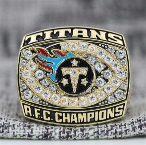 Tennessee Titans AFC Championship Ring (1999) - Premium Series – Rings ...