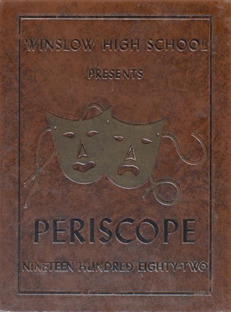 1982 yearbook from Winslow High School from Winslow, Maine for sale