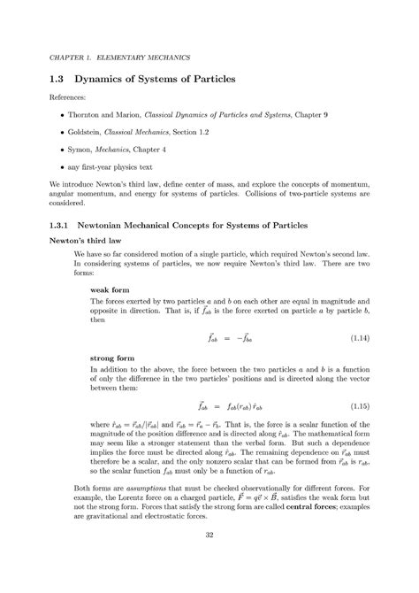 Chapter -1 Dynamics Of System Of Particles part=C - Classical Mechanics ...