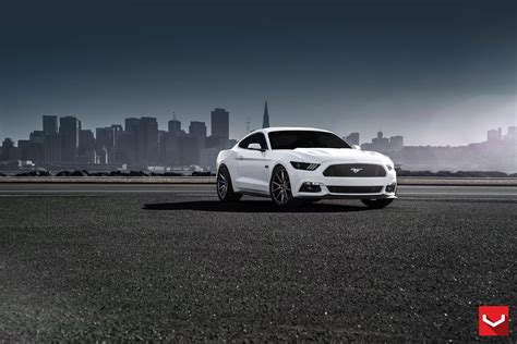 White Ford Mustang GT Fitted with Parts and Wheels — CARiD.com Gallery