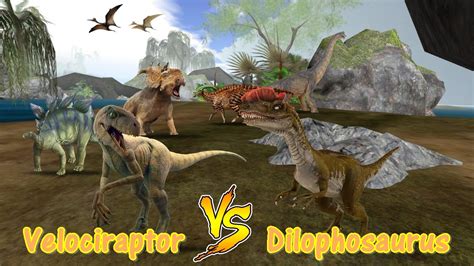 Dinos Online - Dilophosaurus Vs Velociraptor - Android / iOS - Gameplay Part 22 - YouTube