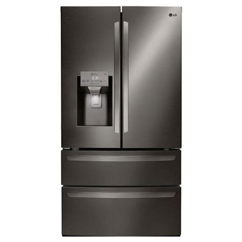 LG Electronics 27.8 cu. ft. 4-Door French Door Smart Refrigerator with 2 Freezer Drawers and Wi ...