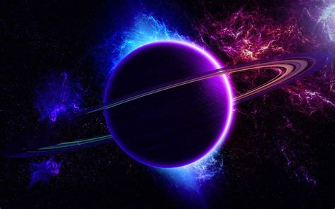 Sci Fi Planetary Ring Wallpaper