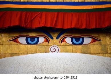 Buddha Eyes Symbol Nepal Stock Photo 1405942511 | Shutterstock