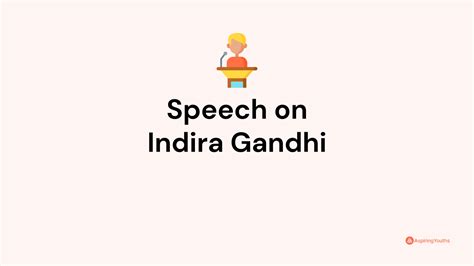 Speech on Indira Gandhi